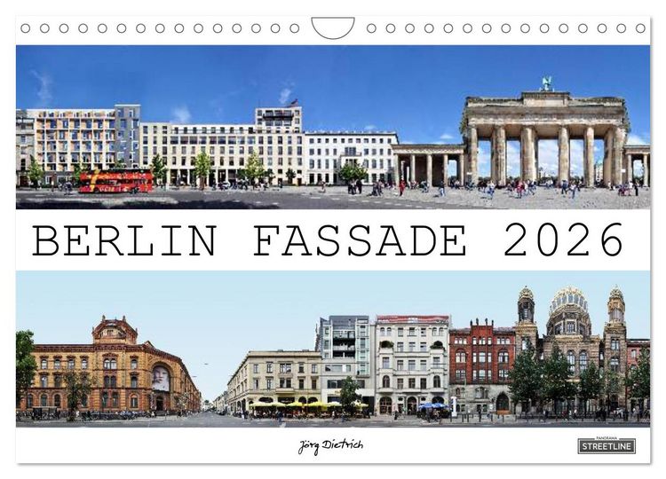 Produktbild: Berlin Fassade (Wandkalender 2026 DIN A4 quer), CALVENDO Monatskalender