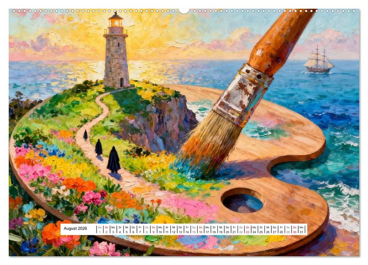 Produktbild: Ist das Kunst oder kann das weg? (Wandkalender 2026 DIN A2 quer), CALVENDO Monatskalender