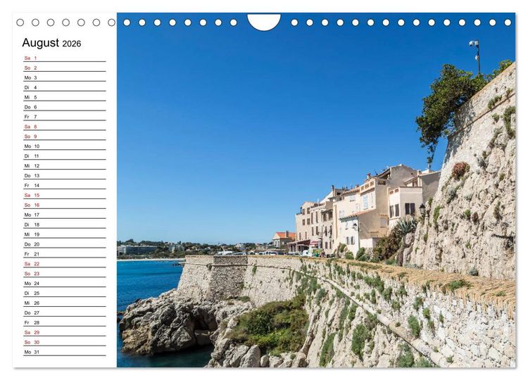 Produktbild: ANTIBES Idyllische Impressionen (Wandkalender 2026 DIN A4 quer), CALVENDO Monatskalender