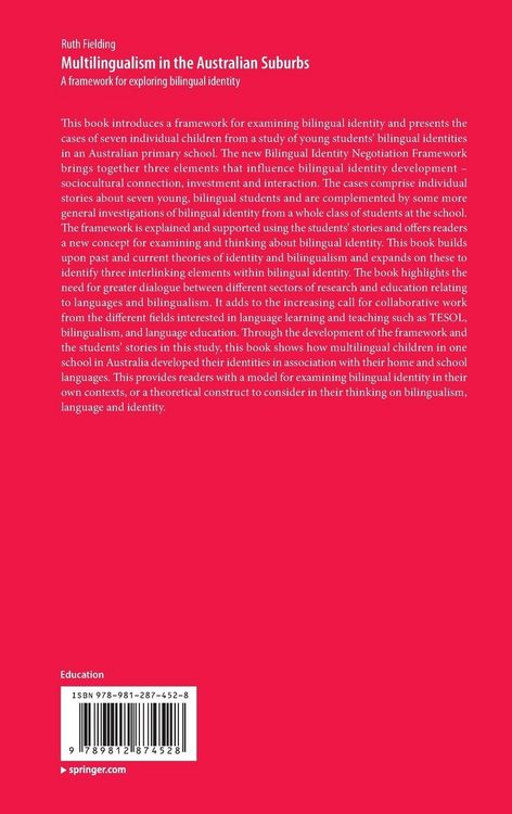 Produktbild: Multilingualism in the Australian Suburbs