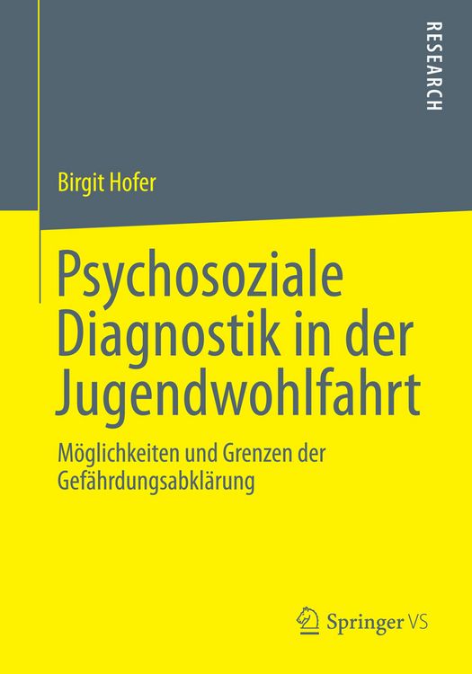 Produktbild: Psychosoziale Diagnostik in der Jugendwohlfahrt
