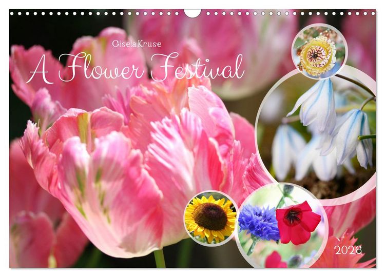 Produktbild: A Flower Festival (Wall Calendar 2026 DIN A3 landscape), CALVENDO 12 Month Wall Calendar