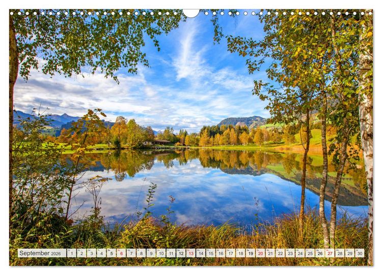 Produktbild: Sch&ouml;ne Gr&uuml;&szlig;e aus Goldegg (Wandkalender 2026 DIN A3 quer), CALVENDO Monatskalender