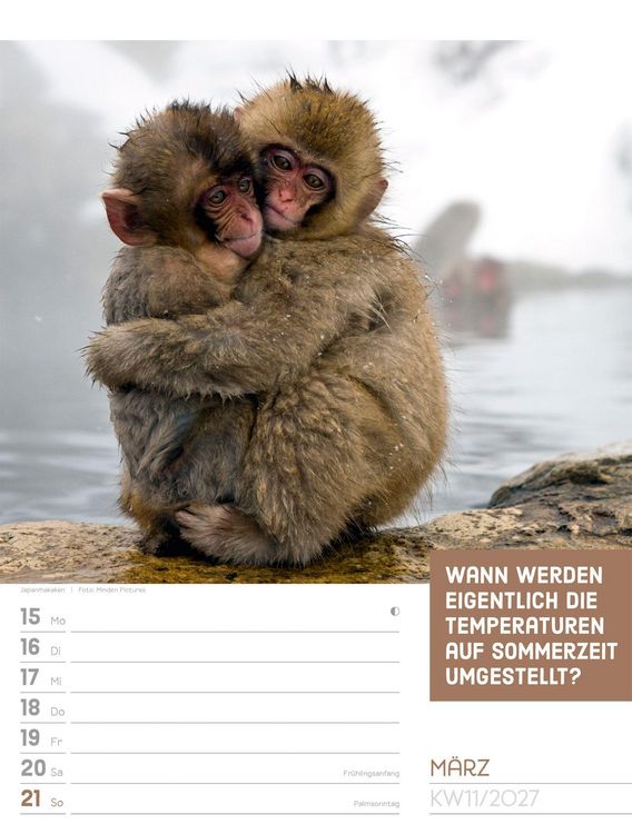 Produktbild: Tierisch Spr&uuml;chekalender Wochenplaner 2027