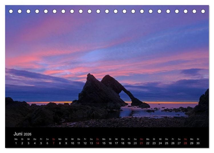 Produktbild: Schottland (Tischkalender 2026 DIN A5 quer), CALVENDO Monatskalender