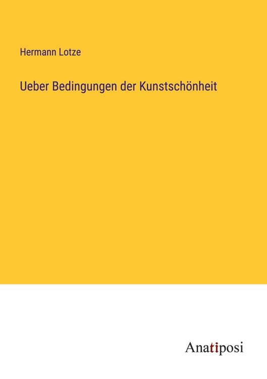 Produktbild: Ueber Bedingungen der Kunstsch&ouml;nheit