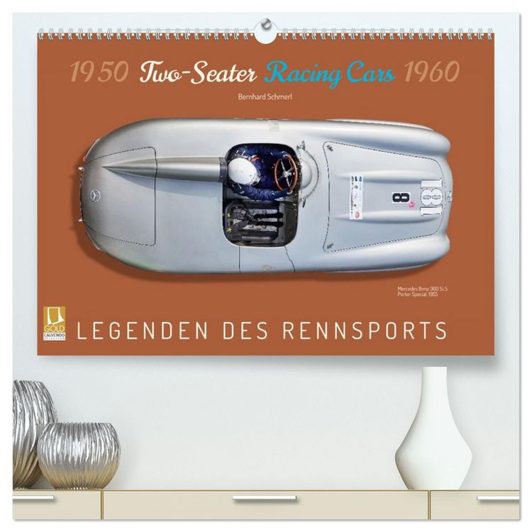 Produktbild: Two-Seater Racing Cars 1950-1960 (hochwertiger Premium Wandkalender 2027 DIN A2 quer), Kunstdruck in Hochglanz