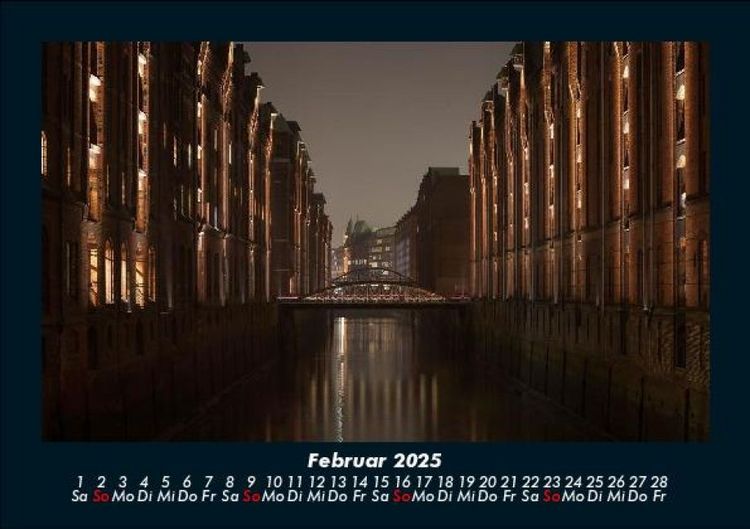 Produktbild: Hamburg 2025 Fotokalender DIN A5