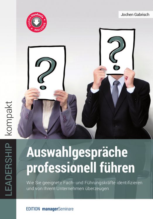 Produktbild: Auswahlgespr&auml;che professionell f&uuml;hren