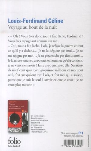 Produktbild: Voyage au bout de la nuit