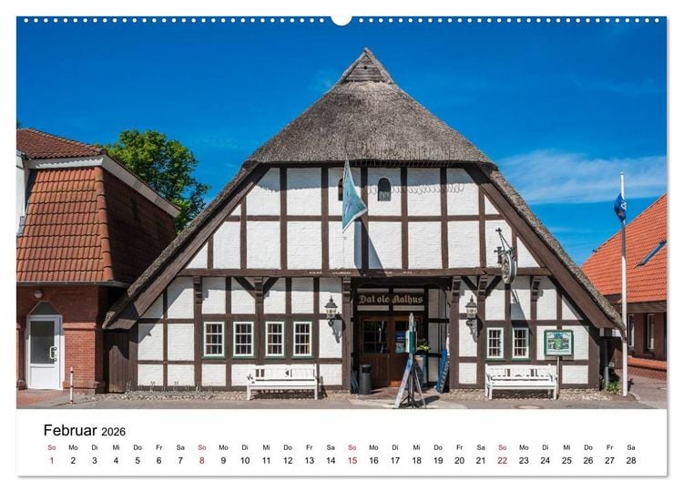 Produktbild: Fehmarn - "fe mer" nat&uuml;rlich "am Meer gelegen" (Wandkalender 2026 DIN A2 quer), CALVENDO Monatskalender