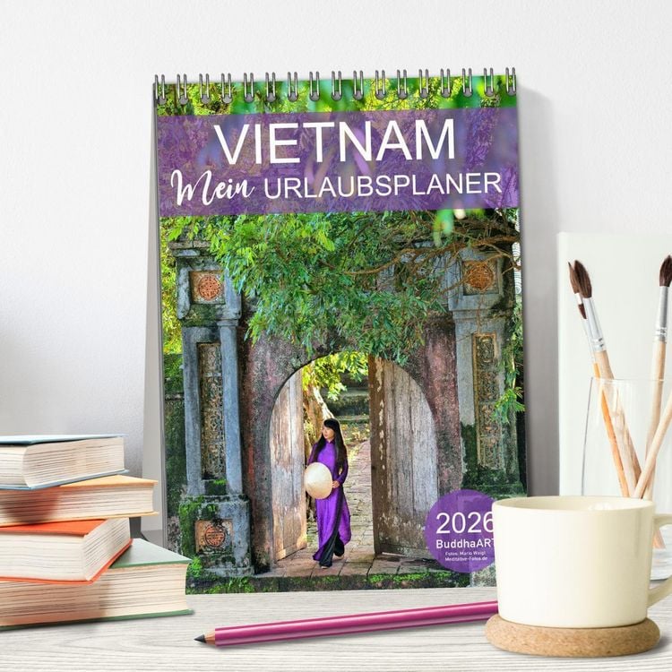 Produktbild: VIETNAM - Mein Urlaubsplaner (Tischkalender 2026 DIN A5 hoch), CALVENDO Monatskalender