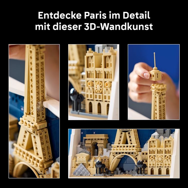 Produktbild: LEGO Architecture 21064 Paris &ndash; Stadt der Liebe, Wanddeko f&uuml;r Erwachsene