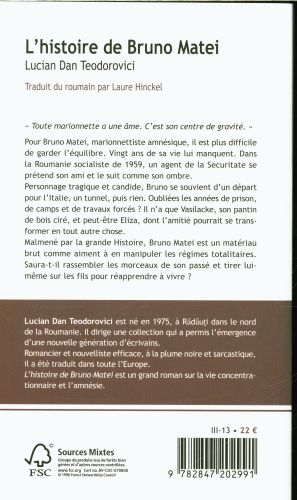 Produktbild: L'histoire de Bruno Matei