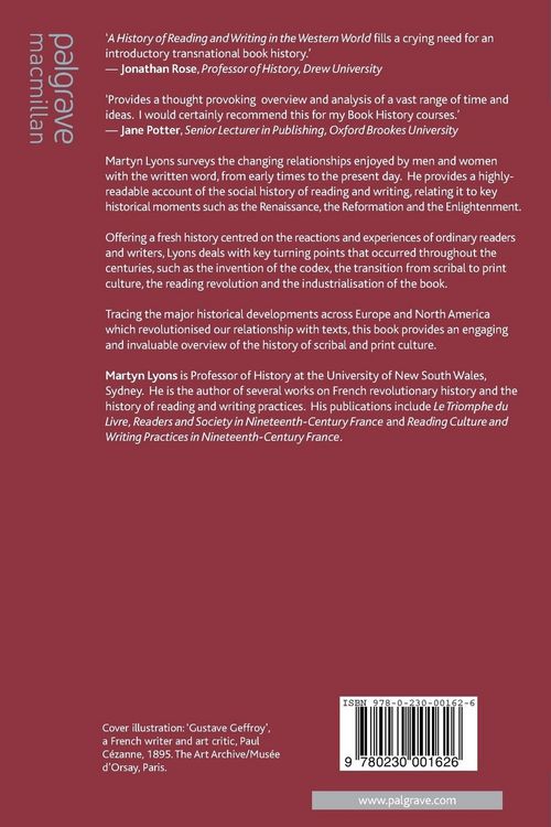 Produktbild: A History of Reading and Writing