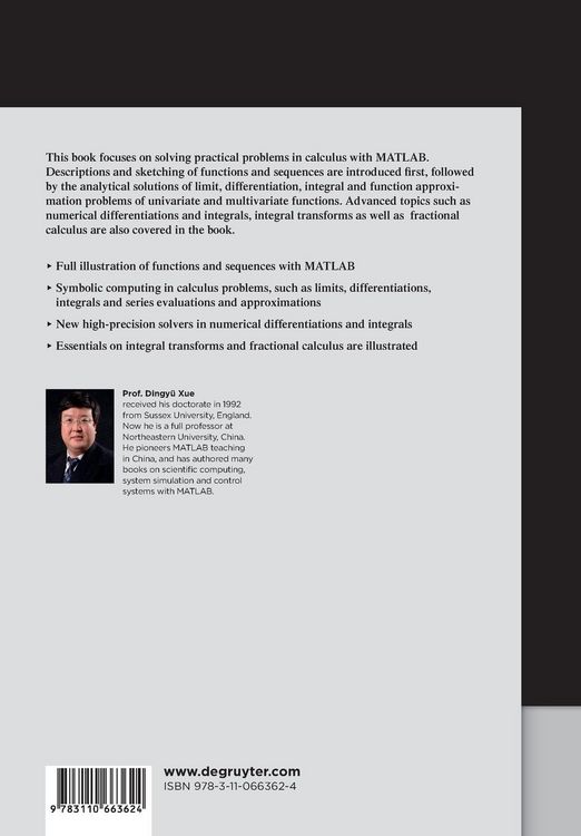 Produktbild: Calculus Problem Solutions with MATLAB&reg;