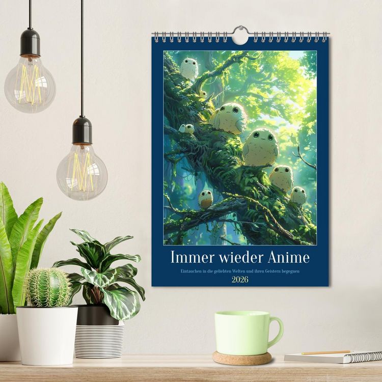 Produktbild: Immer wieder Anime (Wandkalender 2026 DIN A4 hoch), CALVENDO Monatskalender