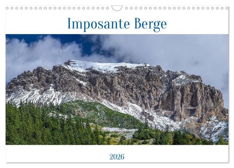 Produktbild: Imposante Berge (Wandkalender 2026 DIN A3 quer), CALVENDO Monatskalender
