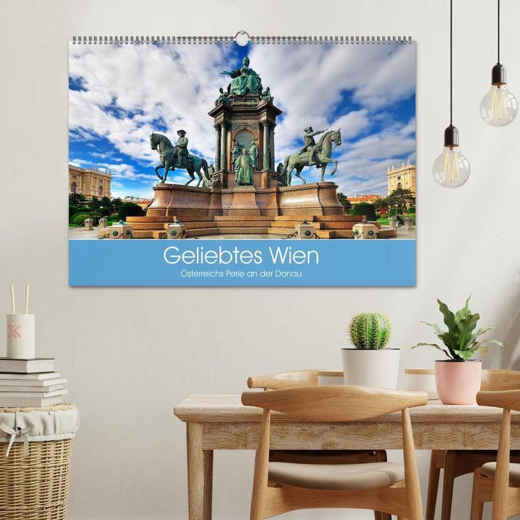 Produktbild: Geliebtes Wien. &Ouml;sterreichs Perle an der Donau (Wandkalender 2026 DIN A2 quer), CALVENDO Monatskalender