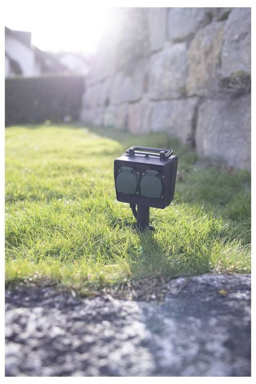 Produktbild: Brennenstuhl 1154440 Gartensteckdose 4fach Gr&uuml;n