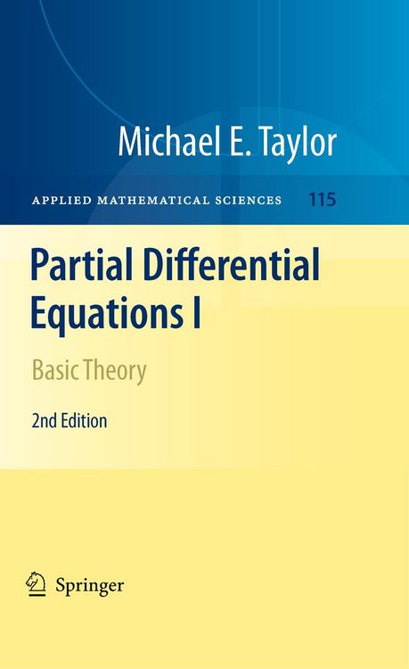 Produktbild: Partial Differential Equations I