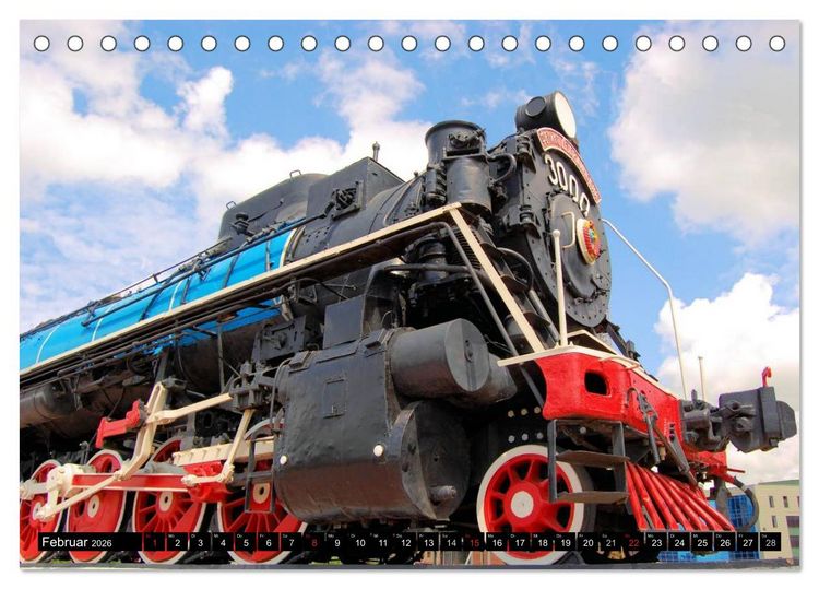 Produktbild: Der Transsibirische Eisenbahn Kalender (Tischkalender 2026 DIN A5 quer), CALVENDO Monatskalender