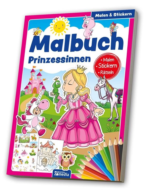 Produktbild: Malbuch Prinzessinnen
