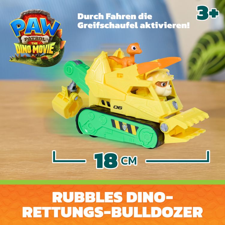 Produktbild: PAW Patrol: Der Dino Film, Rubbles Dino-Rettungs-Bulldozer