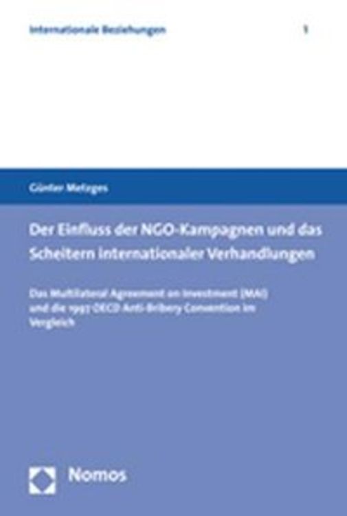 Produktbild: NGO-Kampagnen und ihr Einfluss auf internationale Verhandlungen