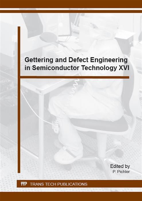 Produktbild: Gettering and Defect Engineering in Semiconductor Technology XVI