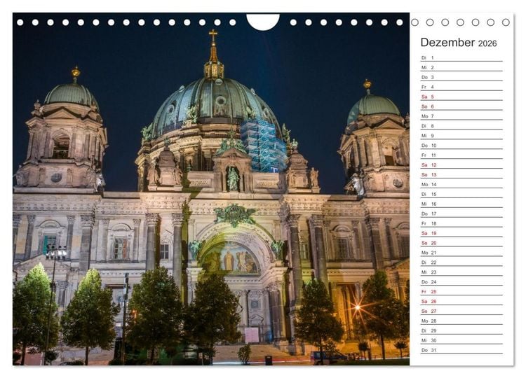Produktbild: Berlin-Zentrum - Der Planer (Wandkalender 2026 DIN A4 quer), CALVENDO Monatskalender