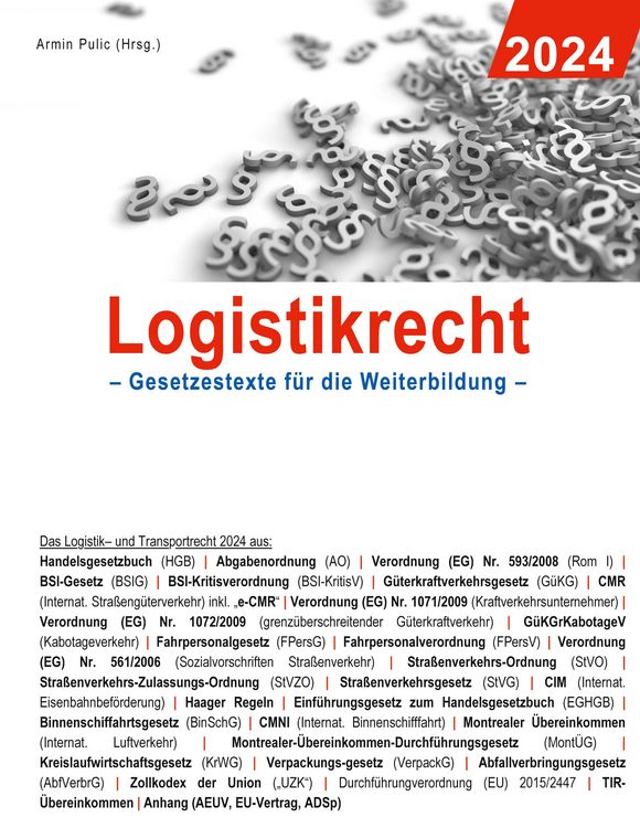 Produktbild: Logistikrecht 2024
