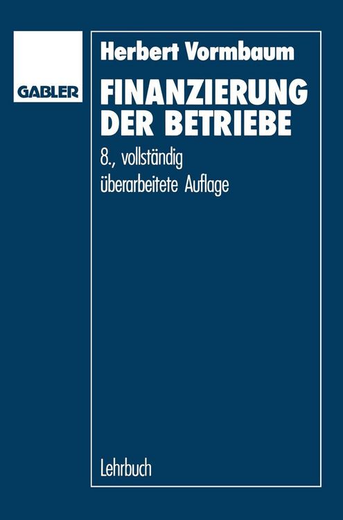 Produktbild: Finanzierung der Betriebe