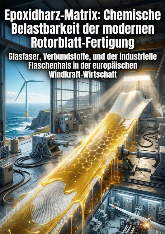 Produktbild: Epoxidharz-Matrix: Chemische Belastbarkeit der modernen Rotorblatt-Fertigung