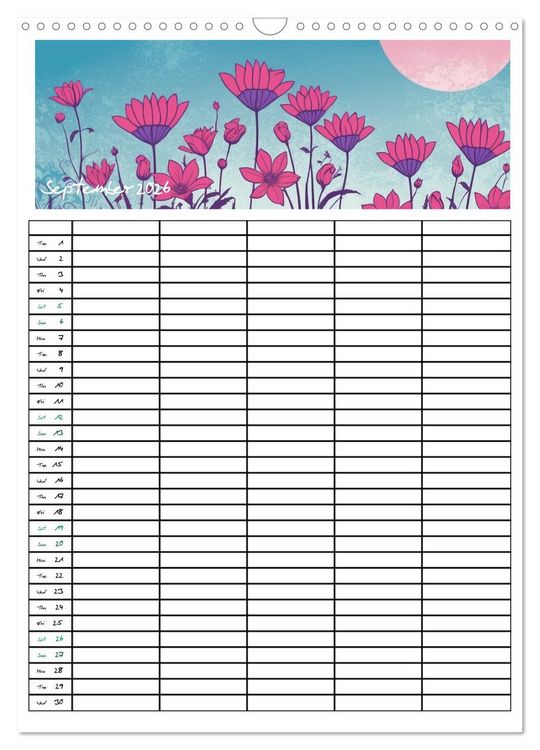 Produktbild: Home Planer (Wall Calendar 2026 DIN A3 portrait), CALVENDO 12 Month Wall Calendar