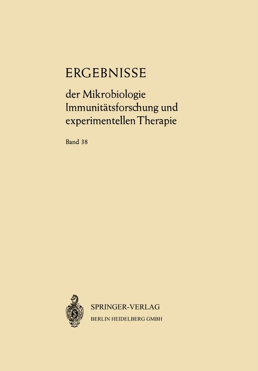 Produktbild: Ergebnisse der Mikrobiologie Immunit&auml;tsforschung und Experimentellen Therapie