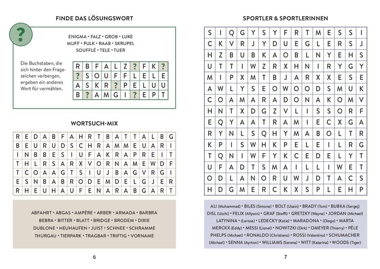 Produktbild: Wortsuchr&auml;tsel I &Uuml;ber 250 R&auml;tsel