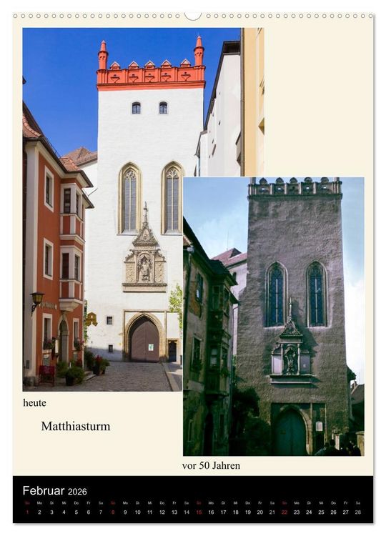 Produktbild: Bautzen vor 50 Jahren und heute (hochwertiger Premium Wandkalender 2026 DIN A2 hoch), Kunstdruck in Hochglanz