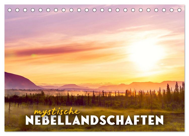 Produktbild: Mystische Nebellandschaften (Tischkalender 2026 DIN A5 quer), CALVENDO Monatskalender