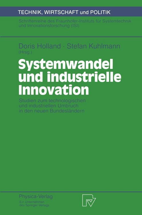 Produktbild: Systemwandel und industrielle Innovation