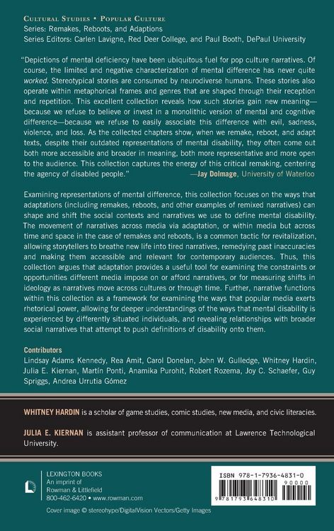 Produktbild: Adaptations of Mental and Cognitive Disability in Popular Media