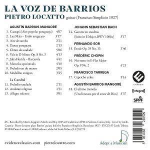 Produktbild: La voz de Barrios