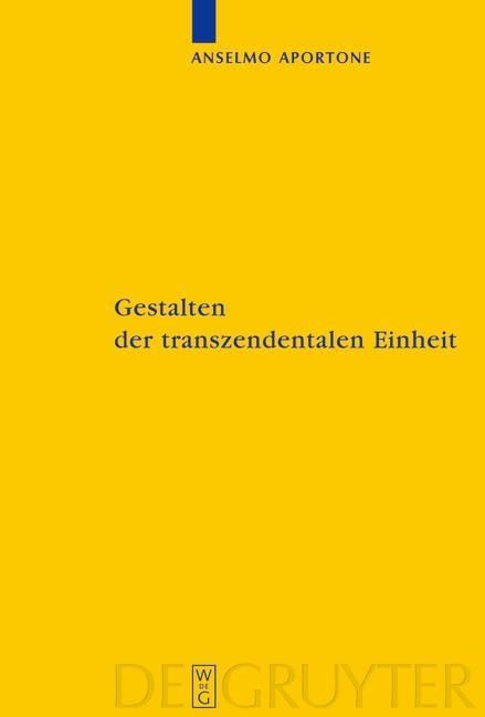 Produktbild: Gestalten der transzendentalen Einheit