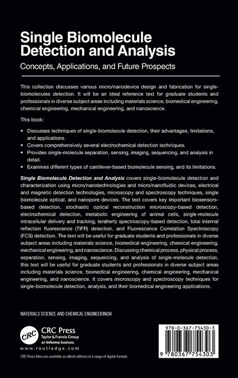 Produktbild: Single Biomolecule Detection and Analysis