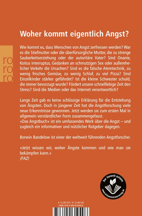 Produktbild: Das Angstbuch