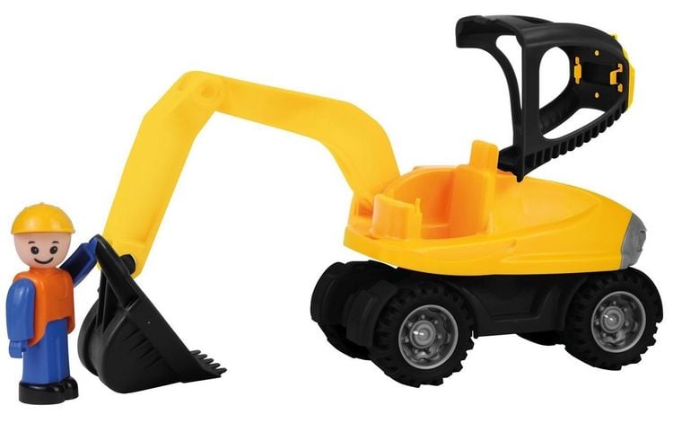 Produktbild: LENA TRUCKIES BAGGER GELB SCHWARZ 2