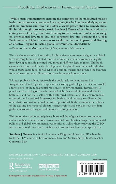 Produktbild: A Global Environmental Right