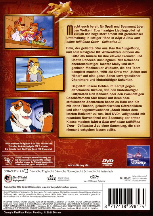 Produktbild: Käpt'n Balu und seine tollkühne Crew - Collection 2 [3 DVDs]