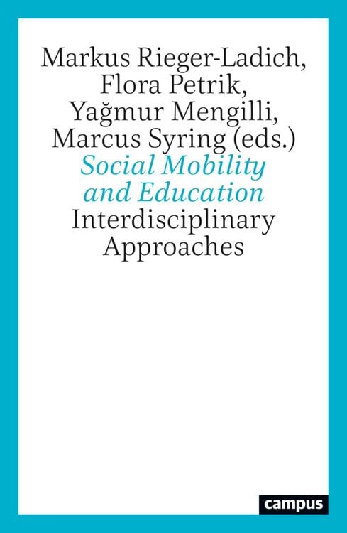 Produktbild: Social Mobility and Education