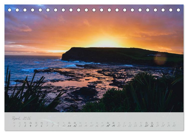 Produktbild: Neuseeland von Nord bis S&uuml;d (Tischkalender 2026 DIN A5 quer), CALVENDO Monatskalender